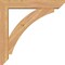 Ekena Millwork Thorton Slat Smooth Bracket w/ Offset Brace, Western Red Cedar, 5 1/2"W x 28"D x 28"H BKT0604X28X28THR06SWR - alternate 3